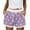 Purple, variant on HAiming Women's Pajama Shorts Star Printed Casual Comfortable Sleep Pjs Bottoms with Pockets Summer Beach Shorts