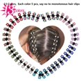 thumbnail image 4 of Pinzas para el cabello, paquete de 65 mini pasadores, pasadores para fortalecer el cabello, accesorios para el cabello de flores mixtas de metal mixto para mujeres Sincero Producto electrónico, 4 of 6
