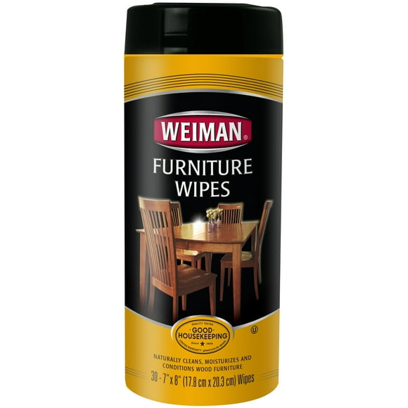 Weiman Wood Furniture Wipes-30 Wipes/Pkg