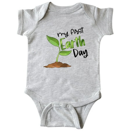 

Inktastic My 1st Earth Day Sprouting Plant Gift Baby Boy or Baby Girl Bodysuit