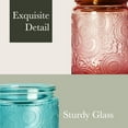 thumbnail image 6 of LINGSHINE Decorative Glass Jars with Bamboo Lids, 8oz 20 Pack Multi-Color Storage Canister, 6 of 7