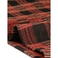 thumbnail image 5 of INSPIRE CHIC Women's Elastic High Waist Knee Length Plaid Pencil Skirt with Side Zipper, 5 of 5