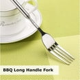 thumbnail image 4 of Zjunqe 1Pcs Extendable Fork,8.7 to 25.4 Inch Expandable fork prank,Expandable fork,Telescopic BBQ Fork,Stainless Steel,Extendable Handle,Long Handle Dinner Fruit Dessert Cutlery, 4 of 5