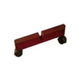 thumbnail image 3 of Siruishop Privacy Screen Holder Wooden Screen Feet, Dressing Table Wood Base, Wood Frames Red Brown, 3 of 8