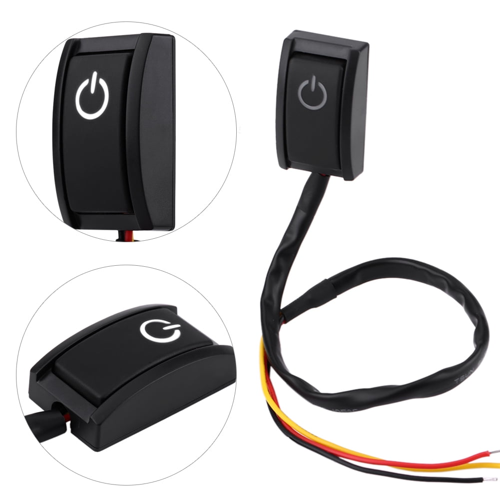 Paste Typ Schalter DC 12V 200A Auto DIY Wasserdichte Autotastenschalter mit dopp
