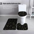 thumbnail image 4 of Juego De Baño De 3 Piezas, Alfombra De Contorno, Tapa De Ino CACAGOO Café, 4 of 6