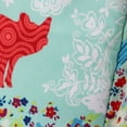 thumbnail image 6 of Gibson Urban Market Life On The Farm Pig Lunch Bag, 10-1/4", Teal, 6 of 8