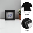 thumbnail image 3 of Minkissy Tabletop Frames Butterfly Specimen Frame Black Artificial Board Tabletop Design For Office 1Pcs, 3 of 6