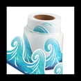 thumbnail image 3 of Bulletin Board Border Sticker Classroom Blackboard Bulletin Board Decorative Paper Self-Adhesive Border Trim,1 roll x Bulletin Board border sticker,Blue&White, 3 of 7