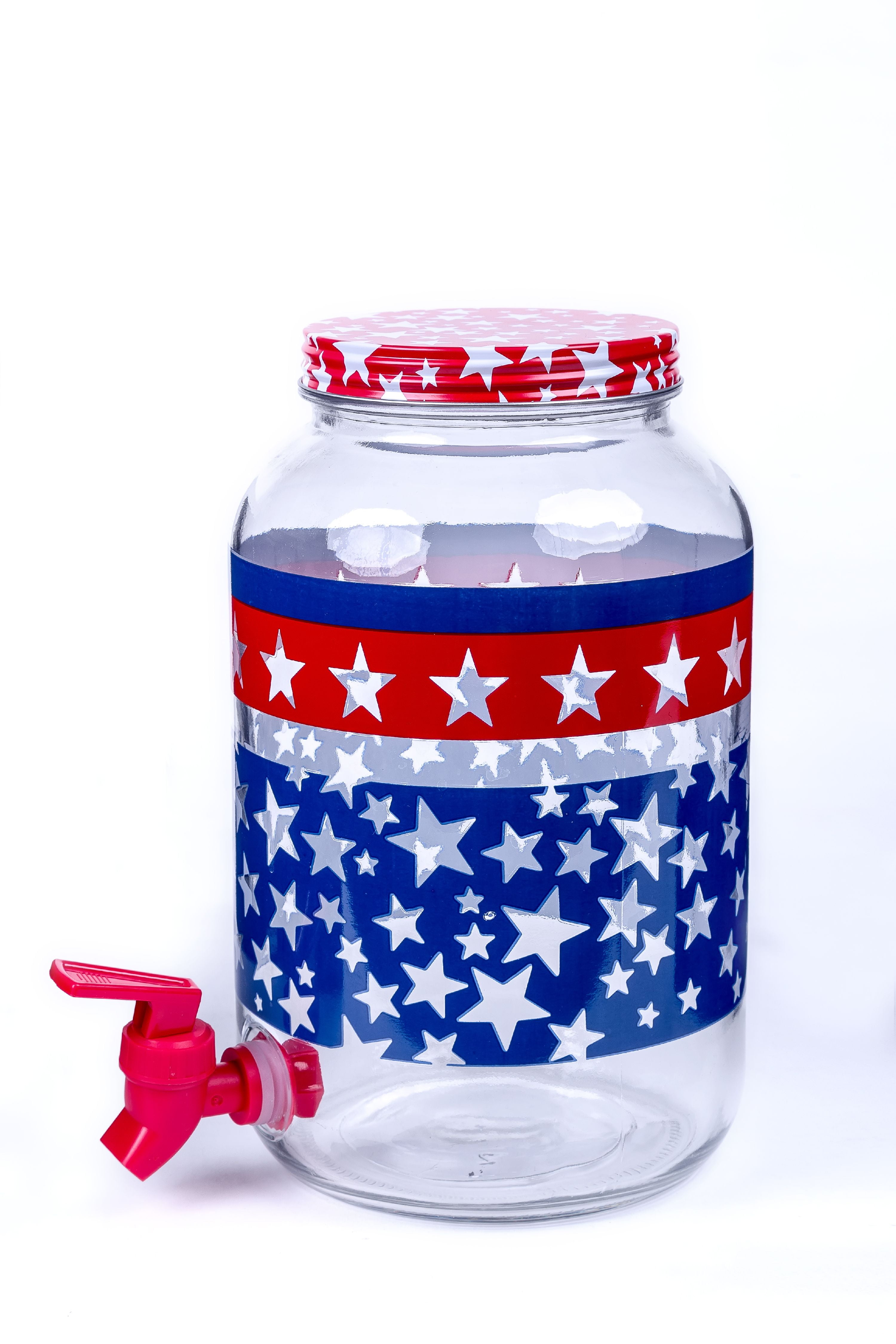Mainstays 1 Gallon Stars Sun Tea Jar