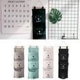 thumbnail image 2 of Folding Hanging Storage Organizer Bag 24*8" - Collapsible Wall-Mounted Space-Saving Organizing Design With Hook For Easy Installation - For Home Bedroom Closet Bathroom, 2 of 4
