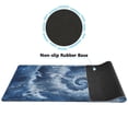 thumbnail image 2 of JSTEL Swirl Tie Dye Indigo Large Gaming Mouse Pad Big Mousepad Mice Keyboard Mat with Non-Slip Rubber Base for Computer Laptop Home & Office, 31.5 X 11.8 inch, 2 of 6