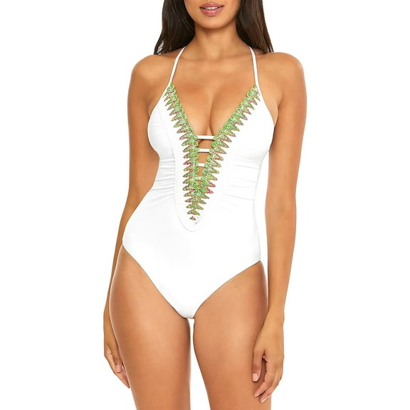 Becca by Rebecca Virtue Womens Layla Beachwear Nylon One-Piece Swimsuit