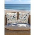 thumbnail image 5 of Outdoor Pillows Waterproof, Colorful Botanical Spring Bedding Throw Pillows with Insert for Couch Sofa Bed, Farmhouse Summer Leaves 18x18 Inch Pillowcases Decorative Camping Patio Pillow Set of 1, 5 of 8