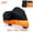 Black,Orange, variant on REGALWOVEN XXXL 190T Motorcycle Cover Waterproof for Harley Davidson Outdoor Motorbike All Weather