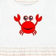 thumbnail image 4 of Inktastic Cute Red Crab Girls Baby Dress, 4 of 5