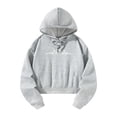 thumbnail image 1 of Sudadera con capucha con cordón y capucha para mujer, suave y duradera M, 1 of 8