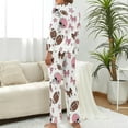 thumbnail image 3 of Top-kevin Women's Pajama Sets Leopard Floral Pattern Long Sleeve Lounge Sets Pjs Sleepwear with Pockets, 3 of 12