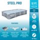 thumbnail image 2 of Pileta Bestway Steel Pro 366x201x66 cm DuraPlus, 2 of 8