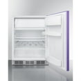 thumbnail image 2 of Summit Brf611whada 24 Inches Wide 5.1 Cu. Ft. Compact Refrigerator And Freezer Combo - Purple, 2 of 5