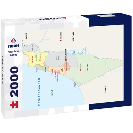 Map of Israel 2000pc Puzzle