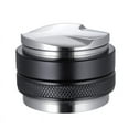 thumbnail image 1 of Nivelador de café de acero inoxidable de doble cabezal, distribuidor de café de doble propósito para cafeterías domésticas, 53 mm/2,1 pulgadas, 1 of 5