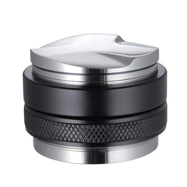 Nivelador de café de acero inoxidable de doble cabezal, distribuidor de café de doble propósito para cafeterías domésticas, 53 mm/2,1 pulgadas