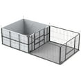 thumbnail image 1 of PawHut Whelping Box for Dogs, 7 Panel Pet Playpen with Pee Pads, 1 of 10