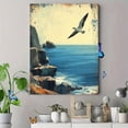 thumbnail image 4 of Qisvanset 12x16 Inch With Frame 2D Flat Wall Art Psalm Vintage Pattern Bible Verse Coastal Home Wall Art, 4 of 8