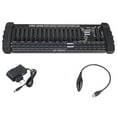 thumbnail image 5 of Black DMX and MIDI Operator 384 Channel Light Controller for Live Concerts KTV DJs Clubs, 5 of 5