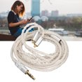 thumbnail image 4 of Earphone Upgrade Cable, MMCX Headphone Upgrade Cable Long Life Firm 8 Strands Silver Plated Copper Line  For T100 For SE535, 4 of 8