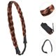 thumbnail image 2 of EeaseMX Diadema elástica trenzada de moda, trenzas clásicas, banda de pelo sintético, accesorio de belleza para mujer (marrón claro), 2 of 7