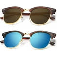 thumbnail image 1 of YIXIGGC Polarized Sunglasses for Men and Women Semi-Rimless Frame Driving Sun glasses UV Blocking DYF329-1503, 1 of 6
