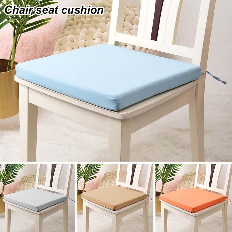 Square Chair Seat Cushion Pads Dining Room Kitchen Garden Patio Tie On Armchair