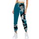thumbnail image 2 of Gibobby Pantalones de chándal con bolsillo para mujer, estampado, cómodos, de cintura alta, para entrenamiento, salón atlético, informales, para correr (Navy, XS), 2 of 5