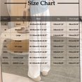 thumbnail image 3 of Hinvhai Women's Maternity Elastic High Waist Pants Knot Front Wide Leg Pregnancy Pants Beige S(S), 3 of 5
