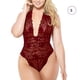 thumbnail image 1 of Body de encaje sexy para mujer Ropa interior Floral Deep V Halter Ropa de dormir Ropa de dormir Inevent XX000142-05, 1 of 7