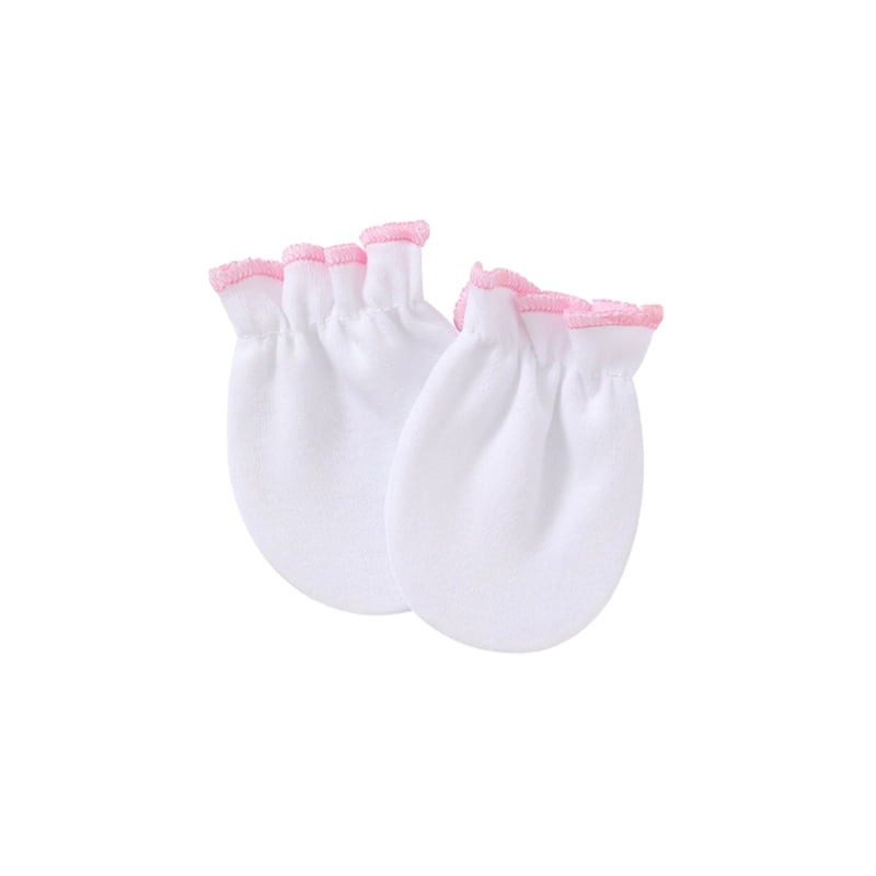 Newborn Baby Infant Soft Cotton Handguard Anti Scratch Mittens Gloves HS 