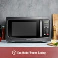 thumbnail image 3 of Toshiba 1.2 cu ft Countertop Microwave Oven in Black stainless steel, 3 of 7