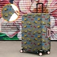 thumbnail image 4 of Cartoon Construction Vehicles Cars Gray Pattern Luggage Cover Fashion Suitcase Cover Baggage Covers Fit 25-28 Inch Luggage (Go Travel), 4 of 5