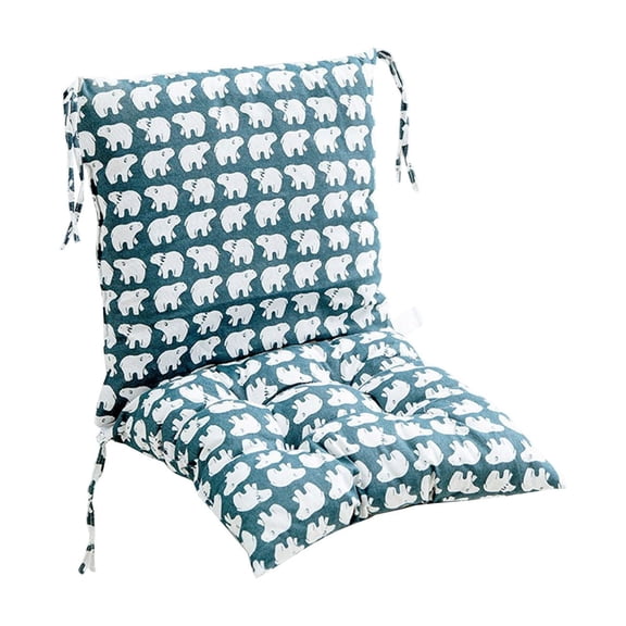 Tunhigl Tufted Floor Cushion for Living Room & Office - Breathable Cotton Seat Cushion with Straps for Chairs, Recliners, Tatami Mats - Comfortable Floor Pillow for Indoor & Home Decor