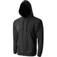 thumbnail image 2 of Ma Croix Men's Lightweight Pullover Hoodie Sweatshirt with Kangaroo Pocket (Large, Charcoal), 2 of 4