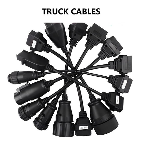 Full Set Car Truck Connector Cable Auto Diagnostic Automotive Connector Scanner Auto Tools Kit Adapter Strong Compatibility for TCS Pro