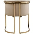 thumbnail image 3 of Meridian Furniture Tierra Beige Velvet Dining Chair, 3 of 8