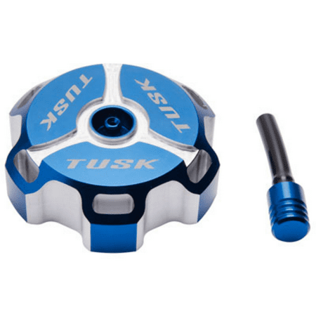 Billet Aluminum Gas Cap Blue Machined (No CA) for Yamaha YZ426F 2000-2002