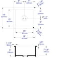 thumbnail image 2 of ALFI brand ABF1818S-GM Gray Matte Square 18" x 18" Undermount / Drop In Fireclay Prep Sink, 2 of 10