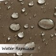 thumbnail image 4 of Extra Long Shower Curtain Set 72x84 Brown Ombre Waffle 84 inch Shower Curtain Modern XL Shower Curtains for Bathroom Decor Washable Vintage Fabric Shower Curtain with Hooks, Tapue Chocolate Khaki, 4 of 6