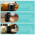 thumbnail image 3 of Weiweiguan Empty Glass Candle Jar Glass Containers with Lids DIY Candle Cups for Making Candles, 3 of 7