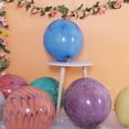 thumbnail image 5 of Globo de cola de pavo real de 18 pulgadas, globo de color para decoración de fiestas de cumpleaños, bodas, banquetes, ambiente navideño, 5 of 5