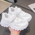 thumbnail image 6 of NOLDARES Boys Girls Shoes Sneakers Slip on Athletic Tennis Walking Shoes Lightweight Kids Shoes Grey Big Kid(White,13), 6 of 9